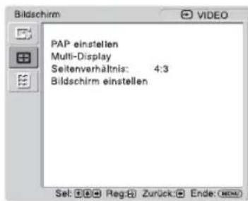 SONY GXDL52H1 - Bei einem Videogerät als Eingangsquelle - 1
