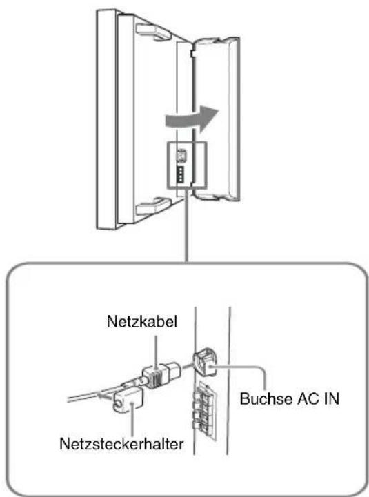 SONY GXDL52H1 - Anschlieben des Netzkabels - 1