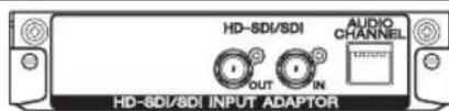 SONY GXDL52H1 - Adaptador HD-SDI/SDI INPUT BKM-FW16 - 1