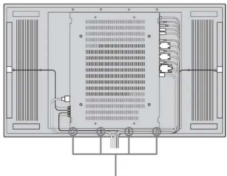 SONY GXDL52H1 - Using the cable holders - 1