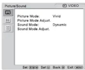SONY GXDL52H1 - For Video Input - 1