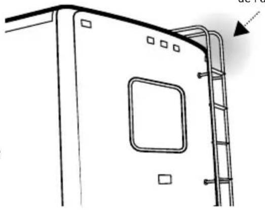 Wilson weBoost Drive Reach RV - ÉTAPE 1 Installation de l'antenne extérieure et acheminement du cable - 1
