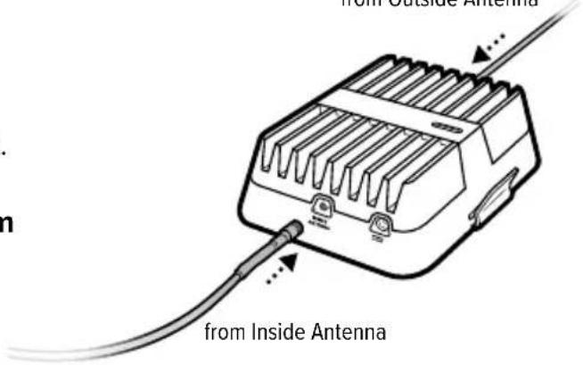 Wilson weBoost Drive Reach RV - STEP4 Booster Location & Connect Cables - 1