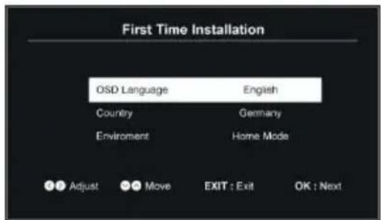 BRANDT B5006UHD - Quando introduzir "Clique... pesquisar canais de TV": - 1