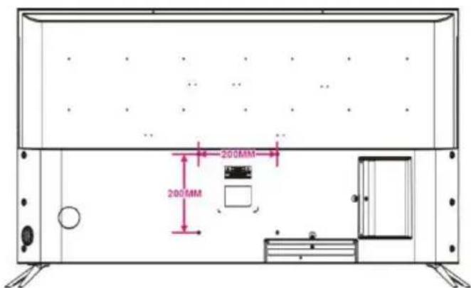 BRANDT B5006UHD - Montagem numa parede - 1