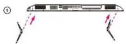 BRANDT B5006UHD - Attaching the Stand - 1