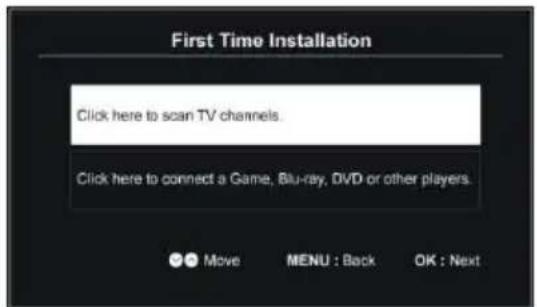 BRANDT B5006UHD - Wanneru kiest voor"Click...scan TV Channels": - 1