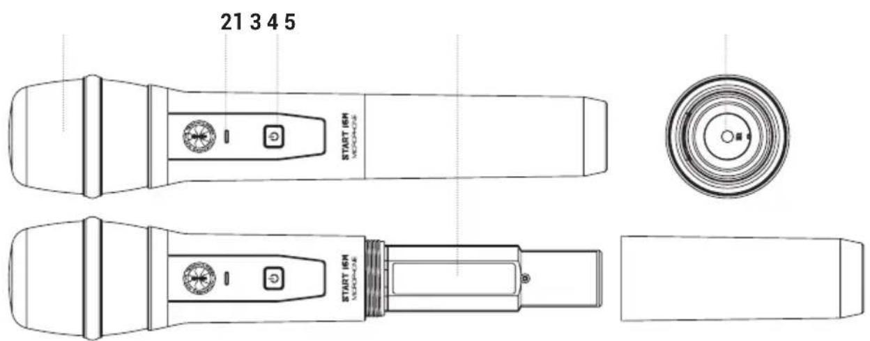 ANT Start 16 - | HANDHELD WIRELESS MICROPHONE - START 16M - 1