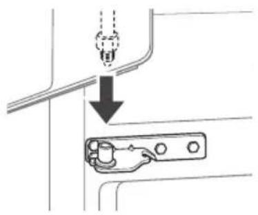 SIGNATURE UPFXC2466S - Montaje de la puerta izquierda del refrigerador - 1