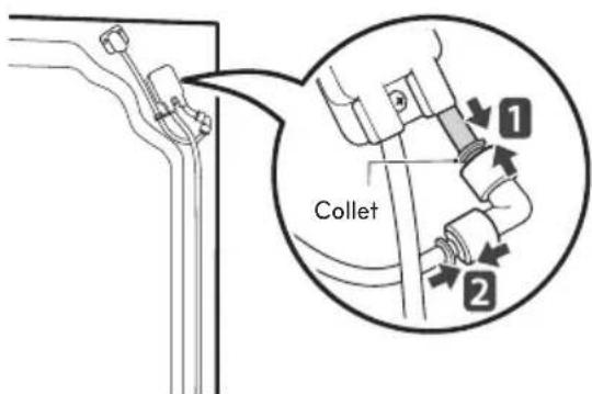 SIGNATURE UPFXC2466S - Assembling the Left Refrigerator Door - 5