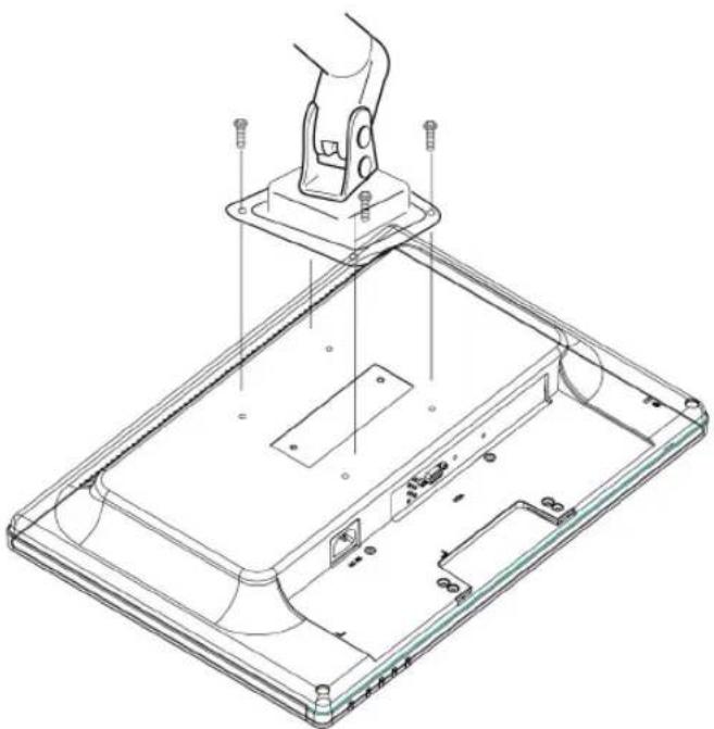 AOC 919SW - Colocación del brazo de montaje de pared opcional (no incluido) - 1