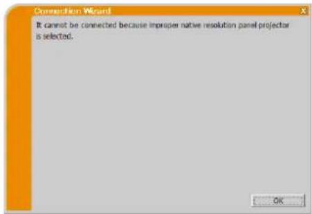 Christie LWU501 - Mensaje 8: Incorrect IP Address. - 9