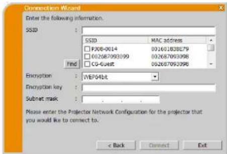 Christie LWU501 - The projector connected to an access point by the wireless LAN - 2