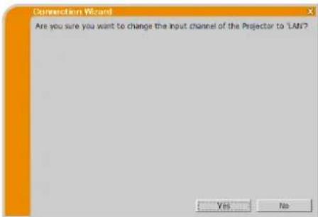 Christie LWU501 - Mensaje 8: Incorrect IP Address. - 7