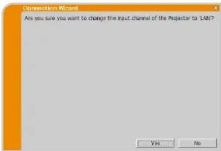 Christie LWU501 - Message 11: In order to connect to the selected projector, you need to disconnect from the current projector. - 4