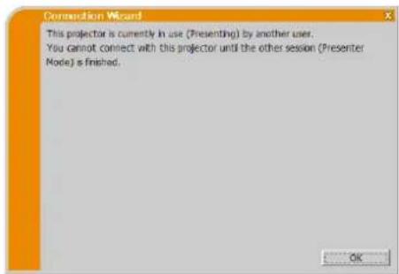 Christie LWU501 - Mensagem 8: Incorrect IP Address. - 5