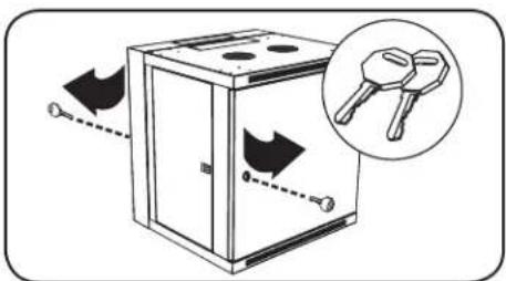 Tripp Lite SmartRack SRW12US - Door Locks - 1
