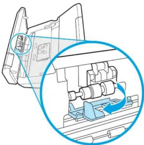 HP Scanjet Enterprise Flow 7000 s3 - Remplacement du module du rouleau d'entrainment - 5