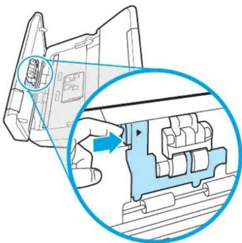 HP Scanjet Enterprise Flow 7000 s3 - Remplacement du module du rouleau d'entrainment - 4