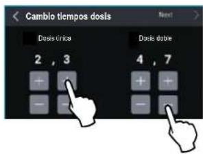 Fiorenzato F71 EK XGi - Cambio de los tiempos de dosif cuestion - 1