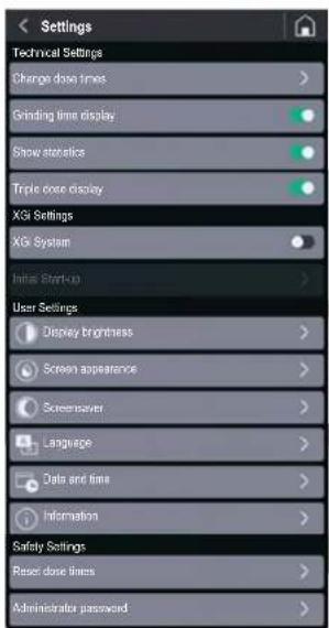 Fiorenzato F71 EK XGi - Safety Settings - 1
