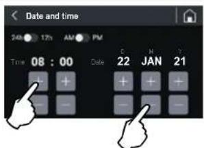 Fiorenzato F71 EK XGi - Date and time - 1