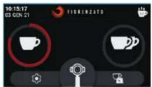 Fiorenzato F71 EK XGi - Grinding time display - 2