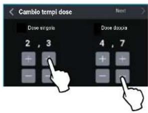 Fiorenzato F71 EK XGi - Cambio tempi dose - 1