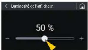 Fiorenzato F71 EK XGi - Luminosité de l'afficheur - 1