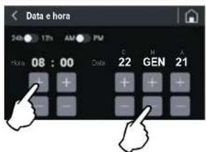 Fiorenzato F71 EK XGi - Data e hora - 1