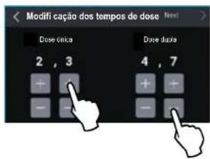 Fiorenzato F71 EK XGi - Alteracao dos tempos de dose - 1