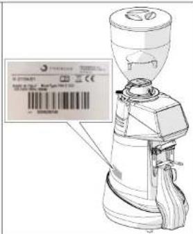Fiorenzato F71 EK XGi - Identificacao do aparelho - 1