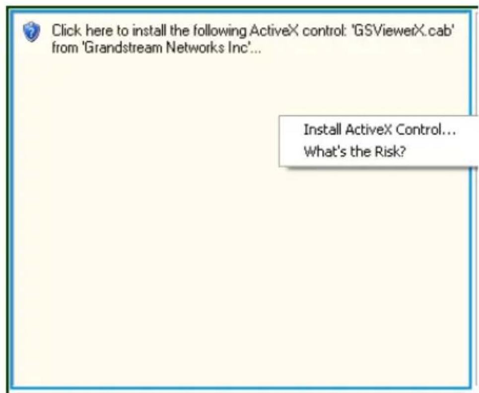 GRANDSTREAM GXV3601_LL - Configure el GXV3601 usando el Explora- dor Internet de Microsoft - 3