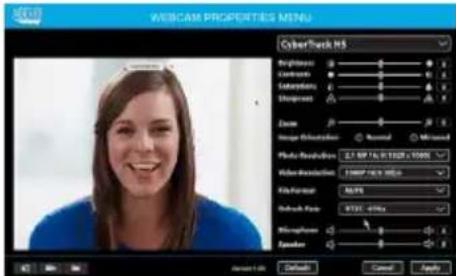 Adesso CyberTrack H4 - Configuration de la webcam - 3