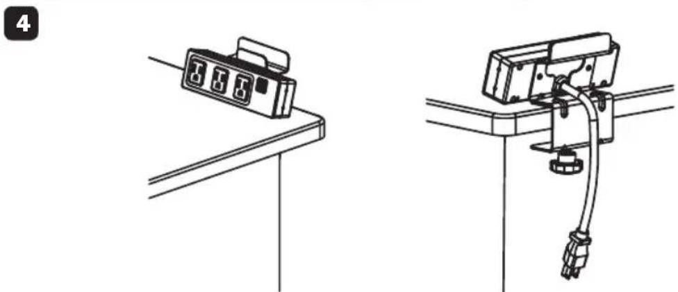 Tripp Lite Protect It! TLP310USBS - Installation -TLP310USBC Desk Clamp Model - 2