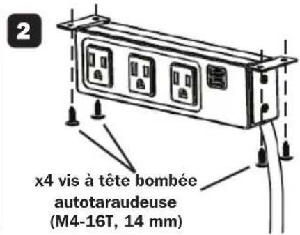 Tripp Lite Protect It! TLP310USBS - Sous le bureau - 2