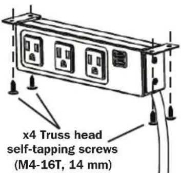 Tripp Lite Protect It! TLP310USBS - Under Desk - 4