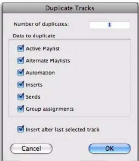 Avid Pro Tools 10.2 - Pour dupliquer une ou plusieurs pistes : - 2