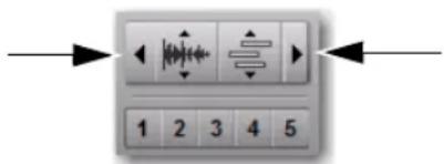 Avid Pro Tools 10.2 - Boutons de zoom avant/arrière horizontal - 1