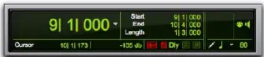 91 11 000 Start 91 1 000 End 10 4 000 Length 11 3 000 Cursor 101 11 173 -105 db Dly 80