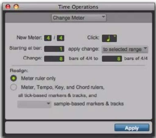 Avid Pro Tools 10.2 - Changement de métrique - 1