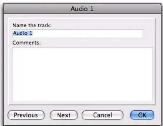 Avid Pro Tools 10.2 - Attribution de noms aux pistes - 1