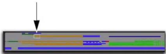 Avid Pro Tools 10.2 - Zone encadrée de la vue Universe - 1