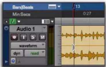 Avid Pro Tools 10.2 - Définition de la position de lecture à l'aide du Sélecteur - 1