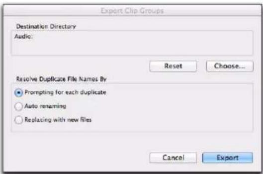 Avid Pro Tools 10.2 - Pour exporter un groupe de clips : - 1