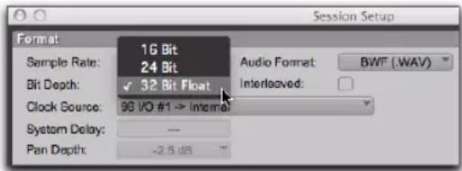 Avid Pro Tools 10.2 - Pour modifier la résolution de la session Pro Tools : - 1