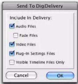 Avid Pro Tools 10.2 - Pour envoyer une session depuis Pro Tools via DigiDelivery : - 1