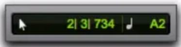 Avid Pro Tools 10.2 - Selection Display - 1