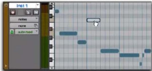 Avid Pro Tools 10.2 - Pour transposer une note MIDI : - 1