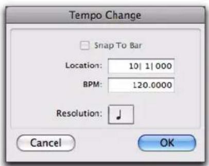 Avid Pro Tools 10.2 - Pour modifier le tempo de la session : - 1